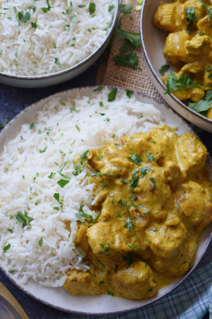Spiced Chicken Masala with Rice