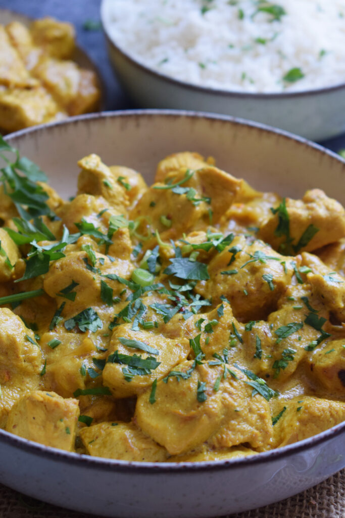 Close-Up of Creamy Chicken Masala