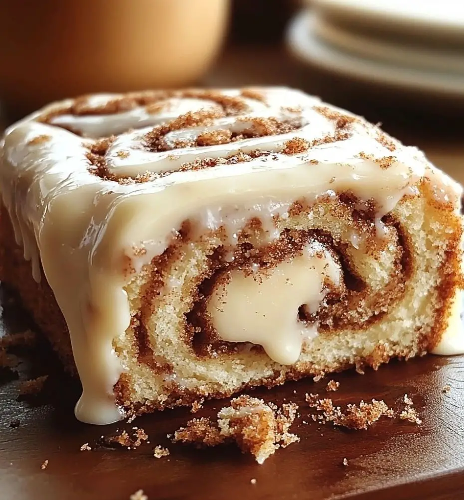 Cinnamon Roll Cake