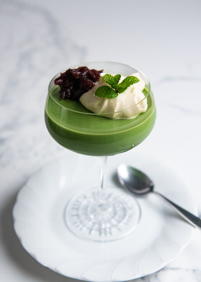 Easy Matcha Pudding