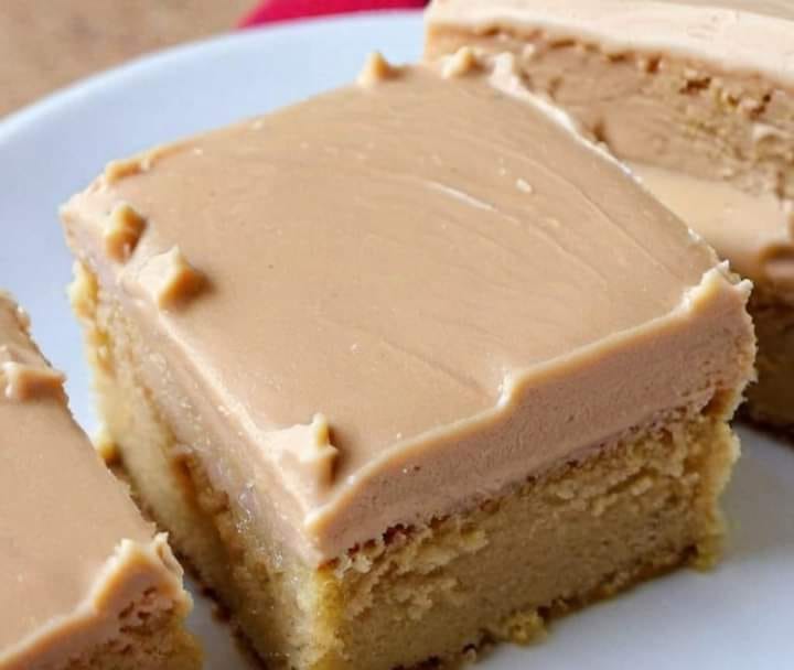 Peanut Butter Sheet Cake with Peanut Butter Frosting