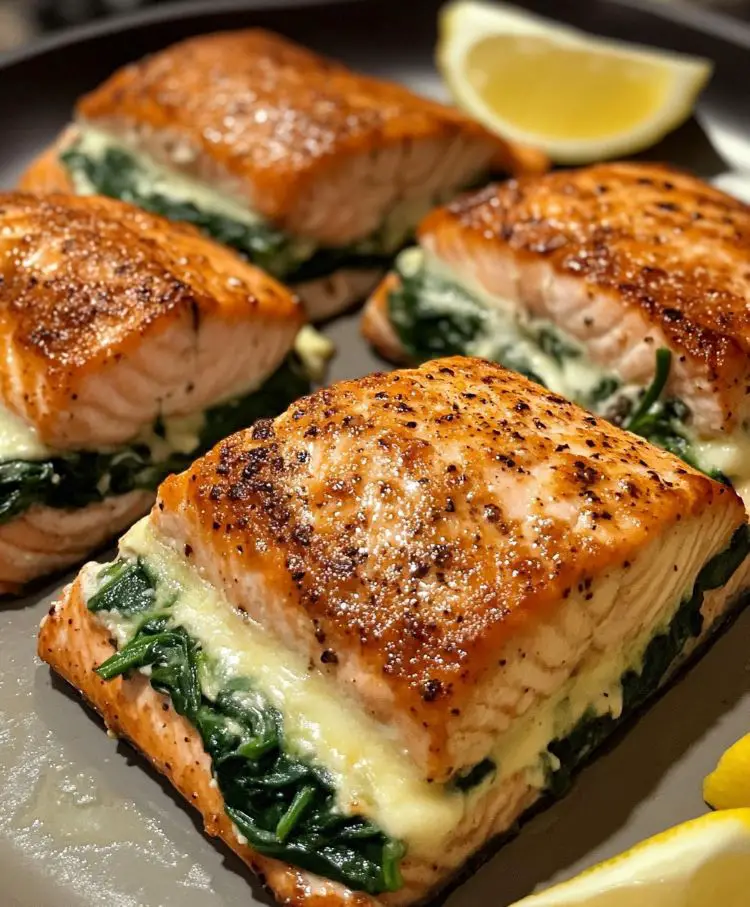 Blackened Salmon Stuffed
