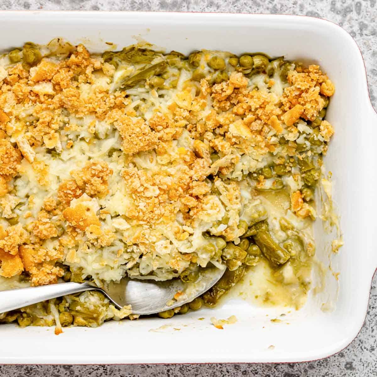 Cheesy Canned Asparagus Egg Casserole