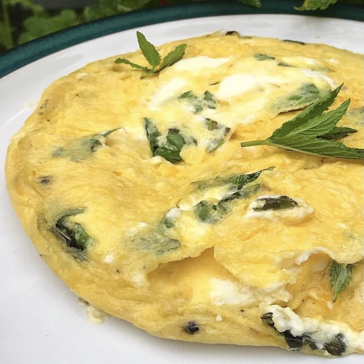 Corsican Mint Omelette