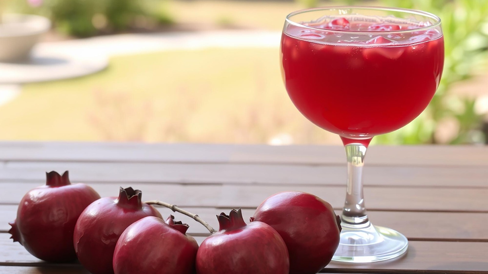 Virgin Pomegranate Bellini