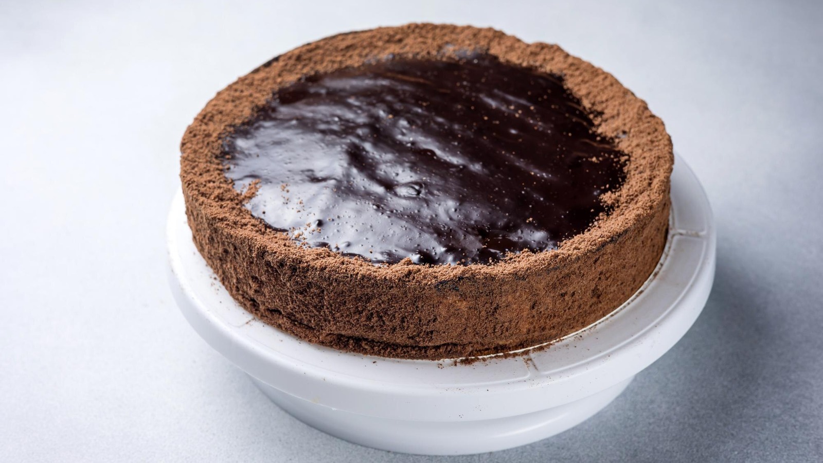 Decadent chocolate ganache tart