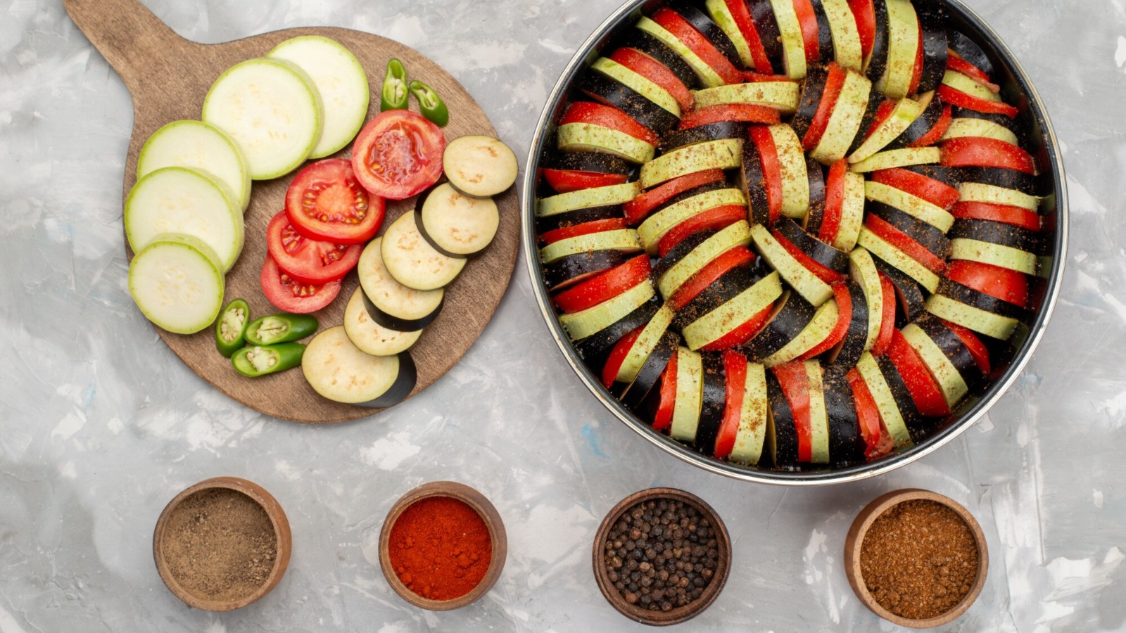 Fresh Ingredients for Ratatouille