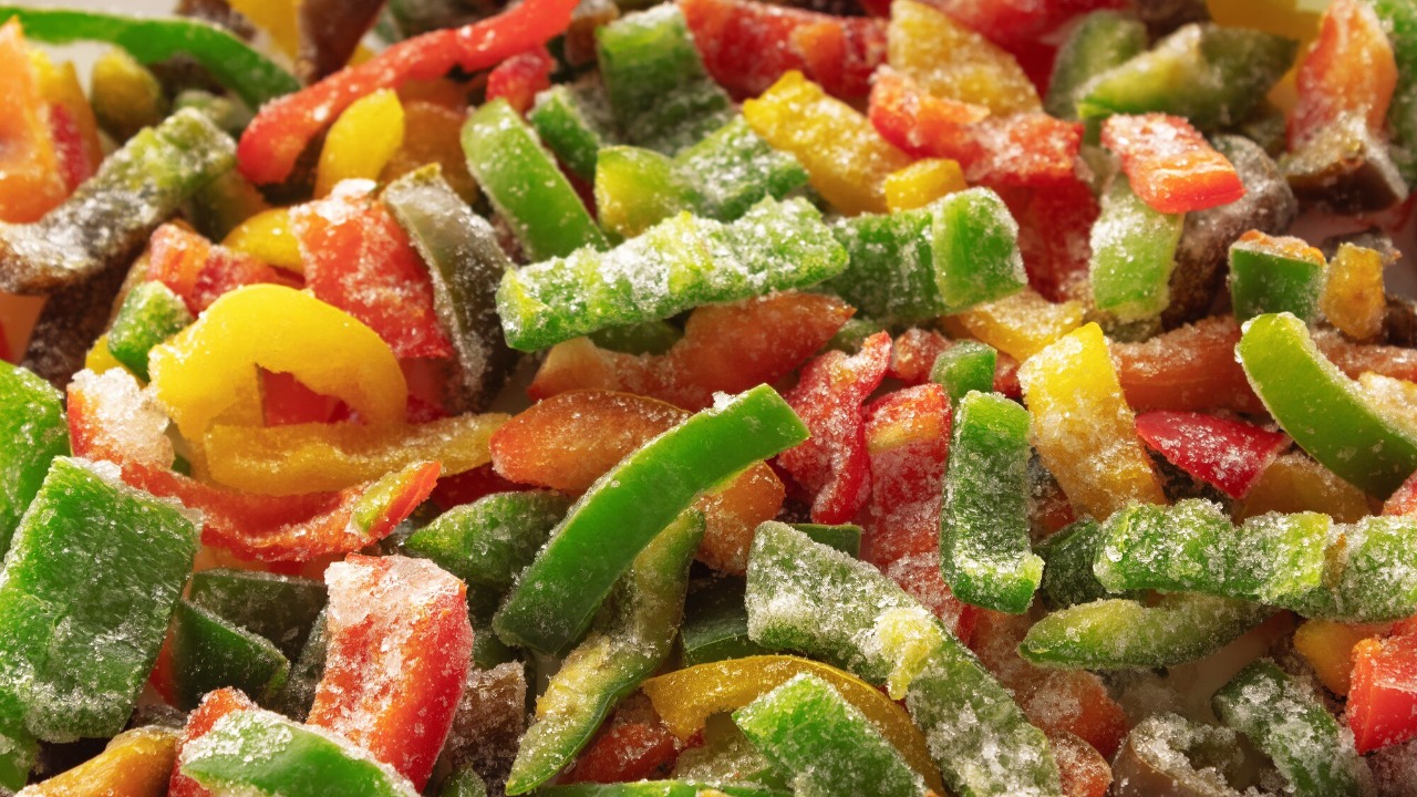 Frozen Bell Pepper Strips