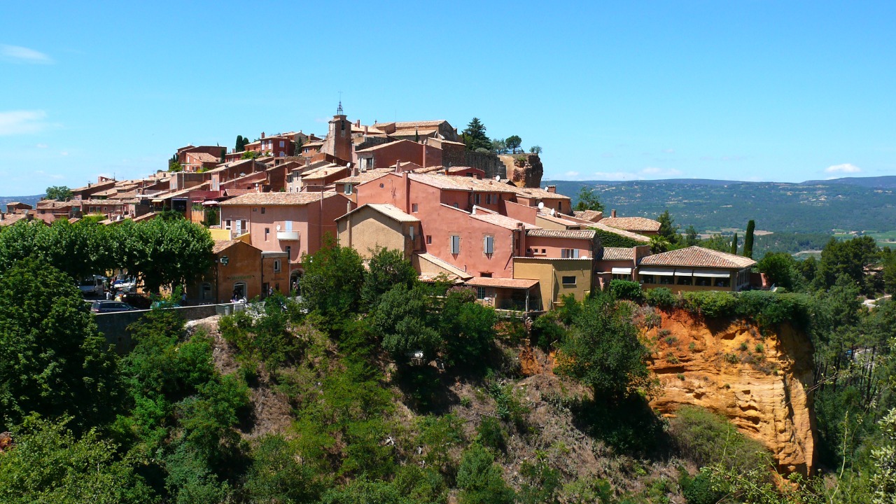 Roussillon ochre cliffs